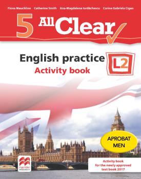 All Clear English practice Activity book L 2 Lectia de engleza clasa a V a  - coperta