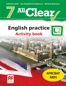 All Clear English practice Activity book L 2 Lectia de engleza clasa a VII a  - coperta