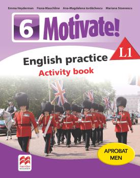 Motivate English practice Activity book L 1 Lectia de engleza clasa a VI a  - coperta