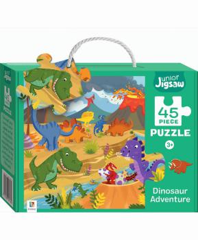 Junior Jigsaw 45 Piece Puzzle Dinosaur Adventure - coperta