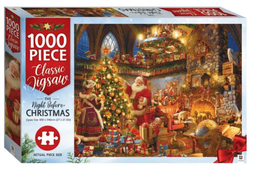 Christmas 1000 Piece Jigsaw The Night Before Christmas - coperta