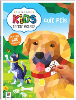 Kaleidoscope Kids Sticker Mosaics Cute Pets - coperta