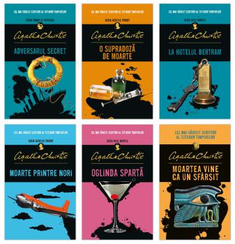 Pachet 6 carti Agatha Christie - coperta