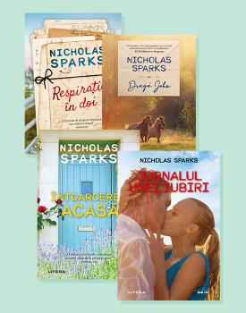Pachet 4 carti Nicholas Sparks - coperta