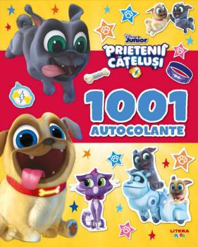 Disney Junior Prietenii catelusi 1001 de autocolante - coperta