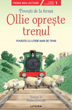 Povesti de la ferma Ollie opreste trenul Citesc cu ajutor Nivelul 1  - coperta