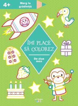 Imi place sa colorez De ziua mea 4  - coperta