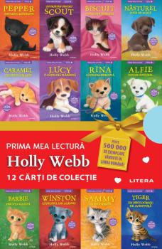 12 carti de colectie catelusi si pisicute Pachet Holly Webb - coperta
