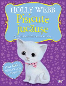 Pisicute jucause Carte de activitati cu autocolante - coperta