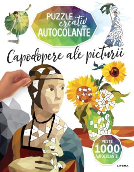 Capodopere ale picturii Puzzle creativ din autocolante - coperta