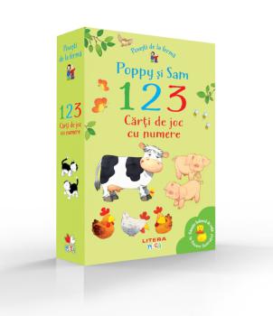 Povesti de la ferma Poppy si Sam 1 2 3 Carti de joc cu numere - coperta
