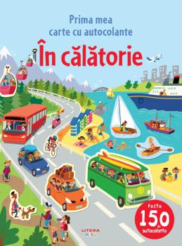 In calatorie Prima mea carte cu autocolante - coperta