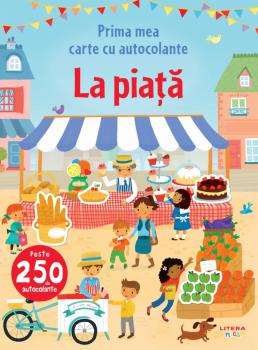 La piata Prima mea carte cu autocolante - coperta