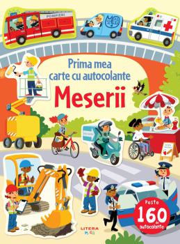 Meserii Prima mea carte cu autocolante - coperta