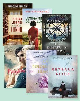 Pachet 6 carti Fictiune Istorica Blue Moon - coperta