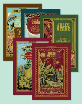 Pachet 5 volume Jules Verne - coperta