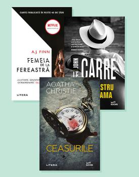 Pachet 3 thrillere Litera - coperta