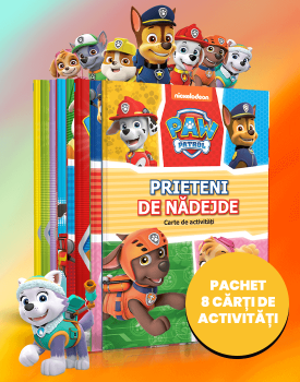Pachet 8 carti de activitati cu Patrula catelusilor - coperta