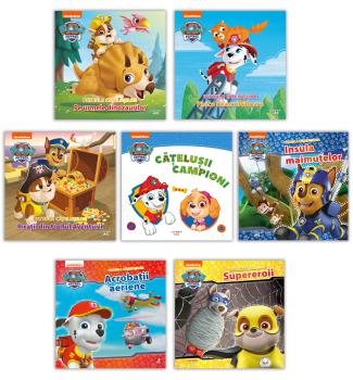Pachet 7 Povesti ilustrate Patrula catelusilor - coperta