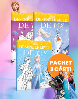 Pachet 3 carti Desenele mele de vis Regatul de gheata - coperta