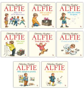 Pachet 8 carti despre Alfie - coperta
