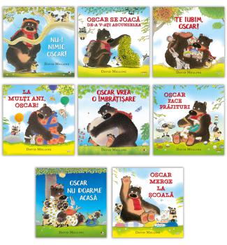 Pachet 8 carti despre Oscar - coperta