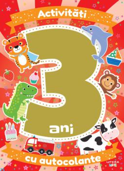 Activitati cu autocolante la 3 ani - coperta