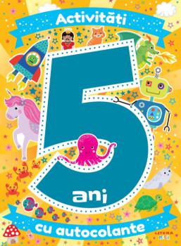 Activitati cu autocolante la 5 ani - coperta