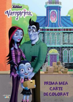 Disney Junior Vampirina Prima mea carte de colorat - coperta