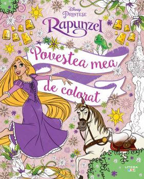 Disney Printese Rapunzel Povestea mea de colorat - coperta