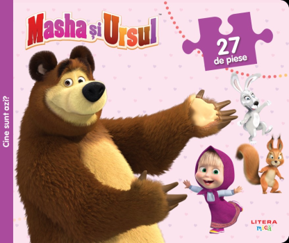 Masha si Ursul Cine sunt azi 3 puzzle uri distractive - coperta