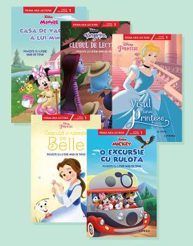 Pachet Carte cu majuscule Disney Prima mea lectura Nivelul 1 - coperta