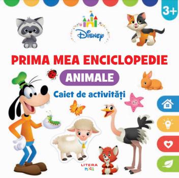 Disney Prima mea enciclopedie Animale Caiet de activitati 3 ani - coperta