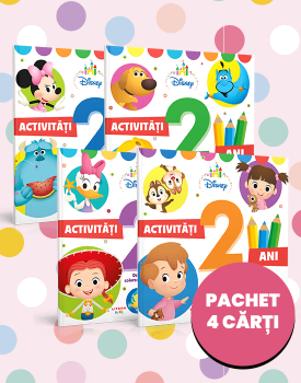 Pachet Disney Activitati 2 ani 4 carti  - coperta