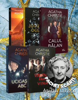 Pachet 5 carti ecranizate Agatha Christie - coperta
