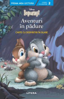 Disney Iepurasi Aventuri in padure Carte cu despartiri in silabe Nivelul 2  - coperta