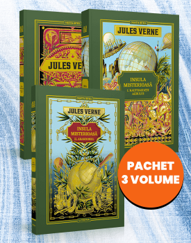 Pachet Insula misterioasa 3 volume Jules Verne - coperta