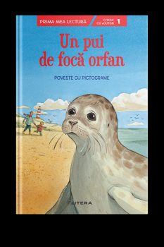 Un pui de foca orfan Poveste cu pictograme Nivelul 1  - coperta