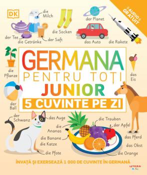 Germana pentru toti Junior 5 cuvinte pe zi - coperta