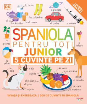 Spaniola pentru toti Junior 5 cuvinte pe zi - coperta