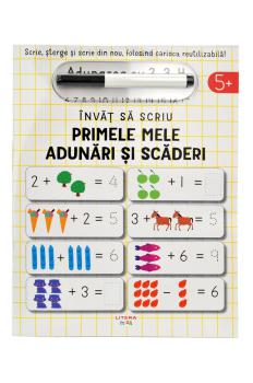 Invat sa scriu Primele mele adunari si scaderi - coperta
