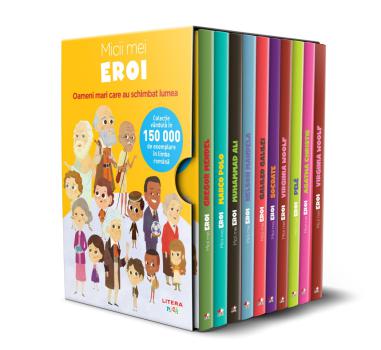 Cutie Micii mei eroi Oameni mari care au schimbat lumea - coperta