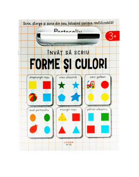 Invat sa scriu Forme si culori - coperta