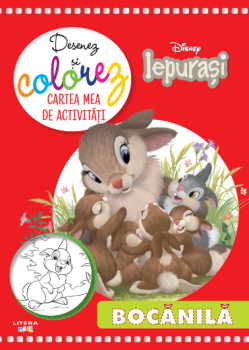 Disney Iepurasi Desenez si colorez Cartea mea de activitati - coperta