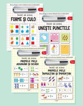 Pachet Invat sa scriu - coperta