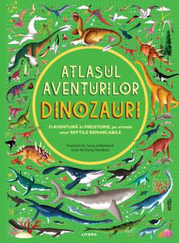 Atlasul aventurilor Dinozauri - coperta