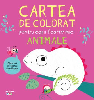 Cartea de colorat pentru copii foarte mici Animale - coperta