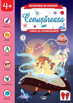 Activitati de poveste Cenusareasa Carte cu autocolante - coperta