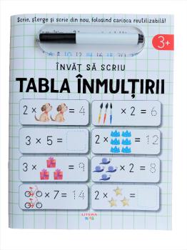 Invat sa scriu Tabla inmultirii - coperta