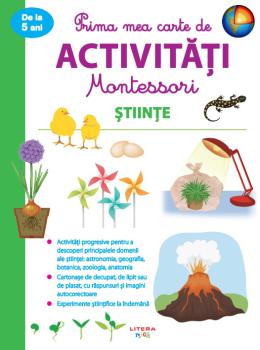 Prima mea carte de activitati Montessori Stiinte - coperta